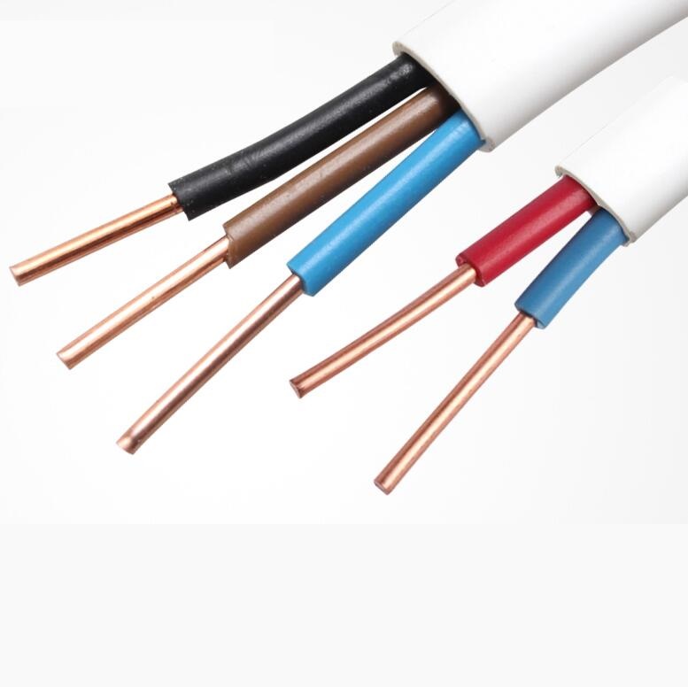 BVVB  1.5/2.5/4/6mm²  450/750V 2/3 CORE   Home improvement special copper core flat sheathed wire
