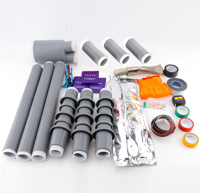 NLS/WLS/JLS 10/15KV 1-3 Cores 25-400mm² Indoor and Outdoor Silicone Rubber Cold Shrink Cable Termination and Intermediate joint