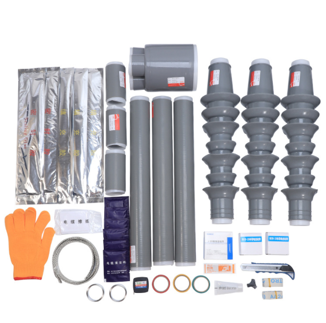 NLS/WLS/JLS 26/35KV 1/3 Core Indoor and Outdoor Silicone Rubber Cold Shrink Cable Termination, Intermediate joint