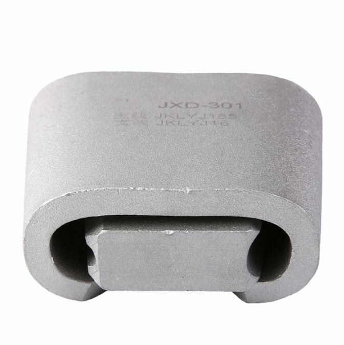 JXD 35-240mm² 28*50mm wedge-shaped aluminum alloy C-type wire clamp overhead cable clamp