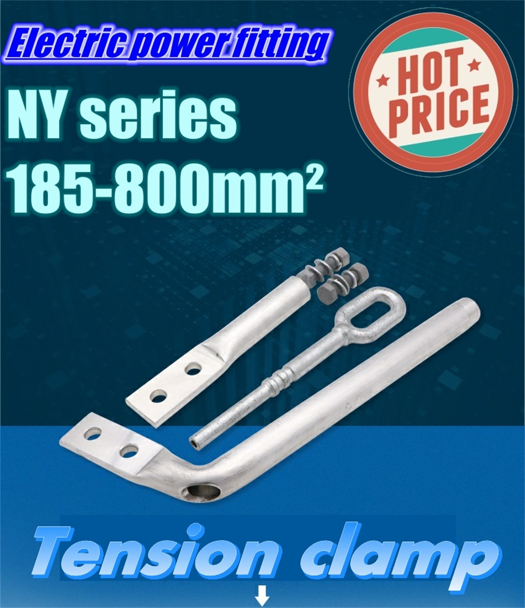 electric power fittings tension clamp
