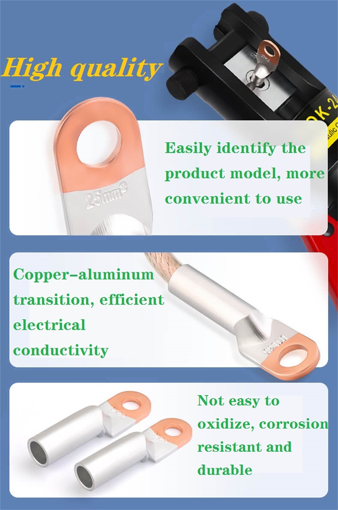 cable lug terminal clamp