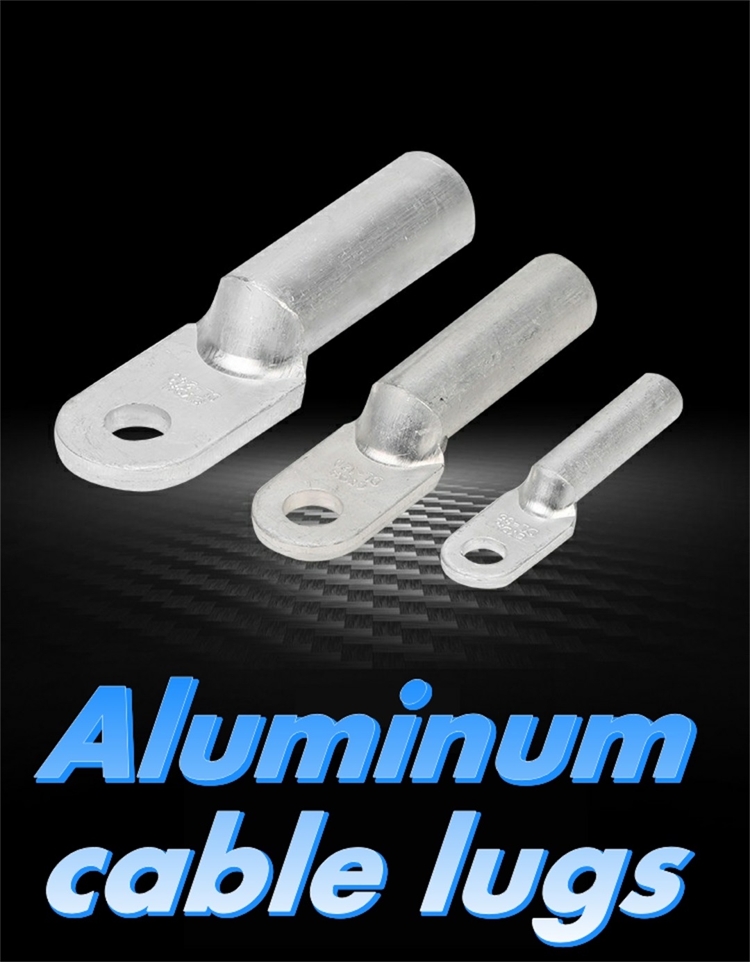 Aluminium connecting terminal cable lugs