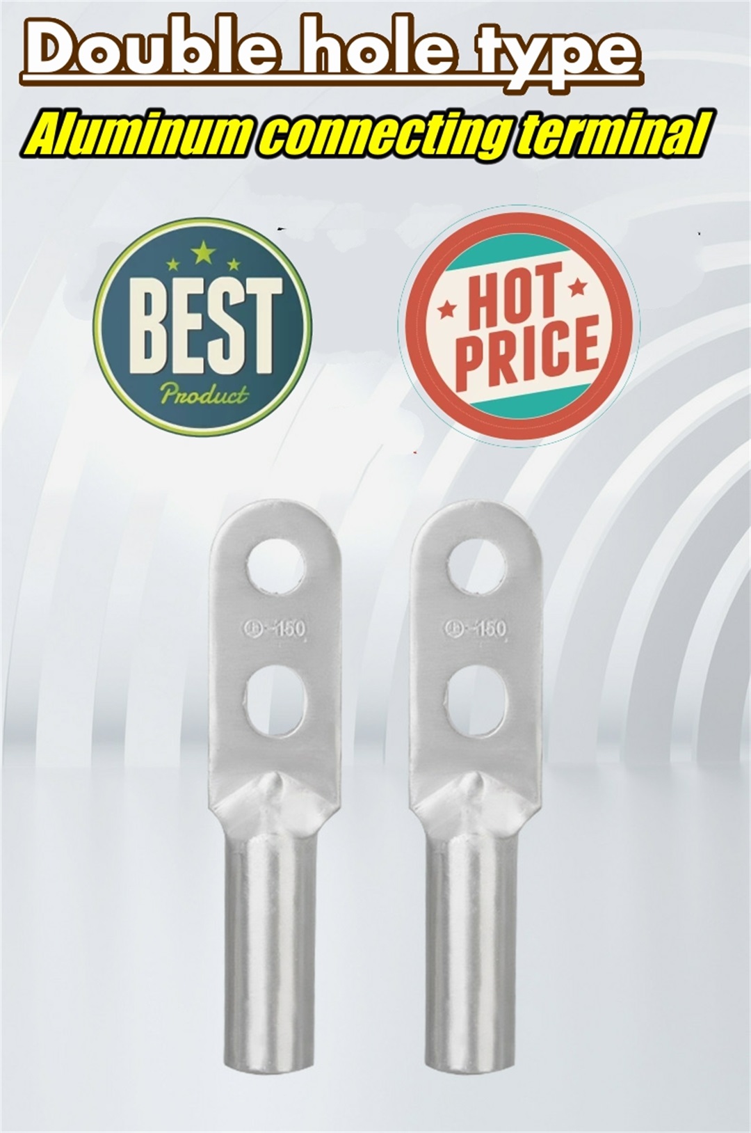 Aluminium connecting terminal cable lugs