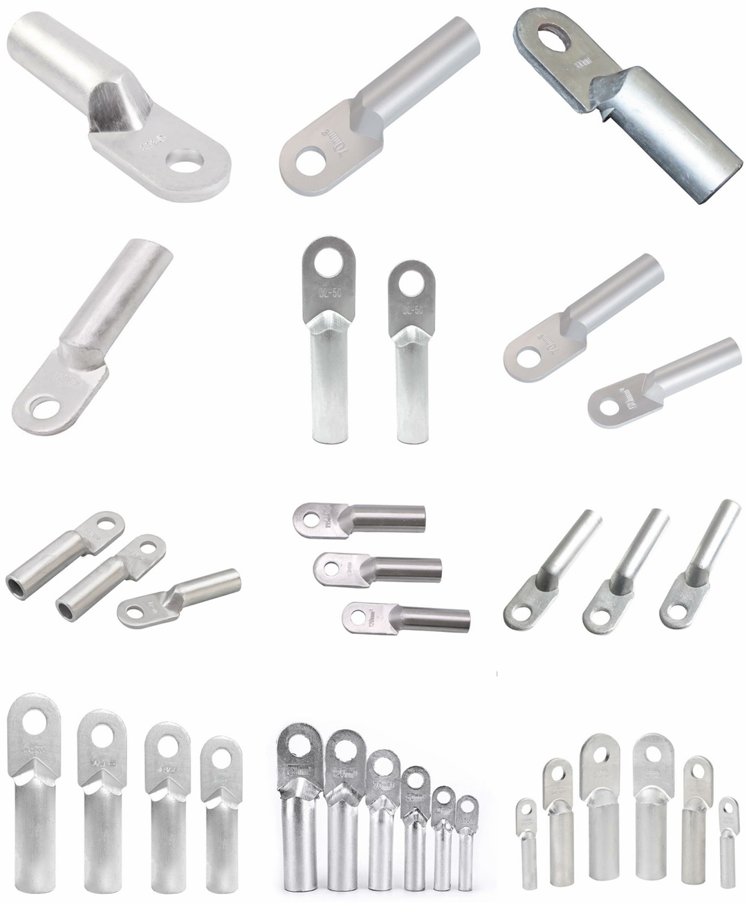 Aluminium connecting terminal cable lugs