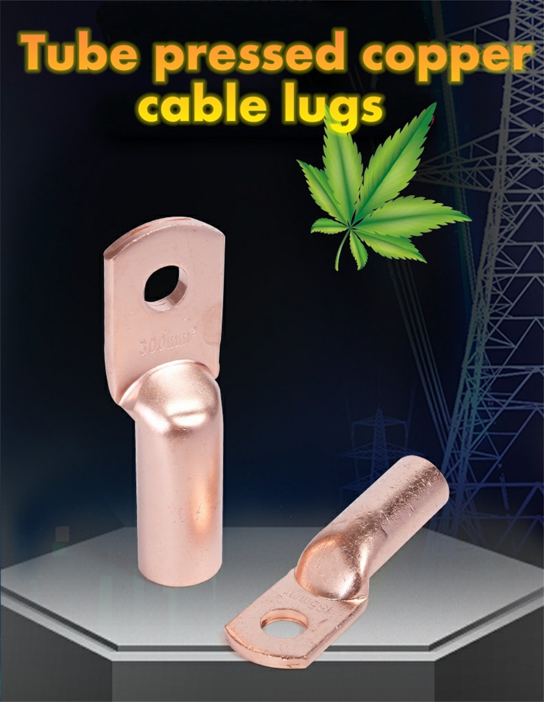copper connecting terminal cable lugs