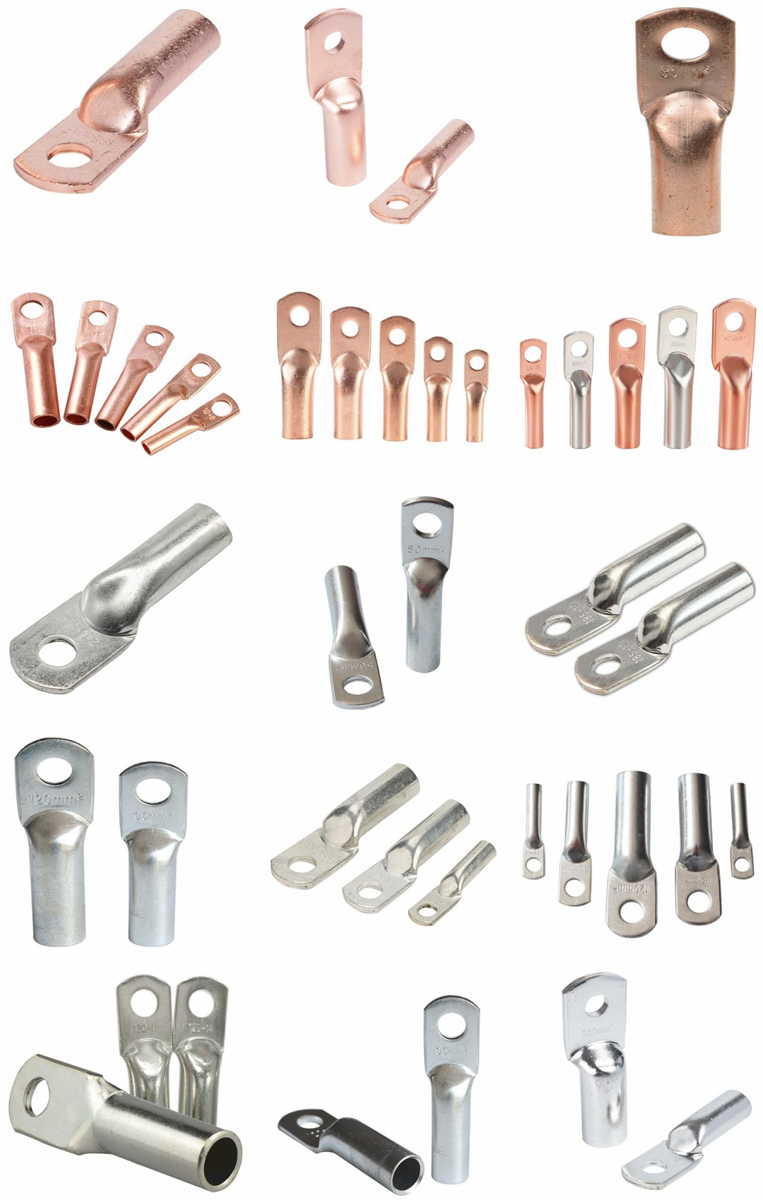 copper connecting terminal cable lugs