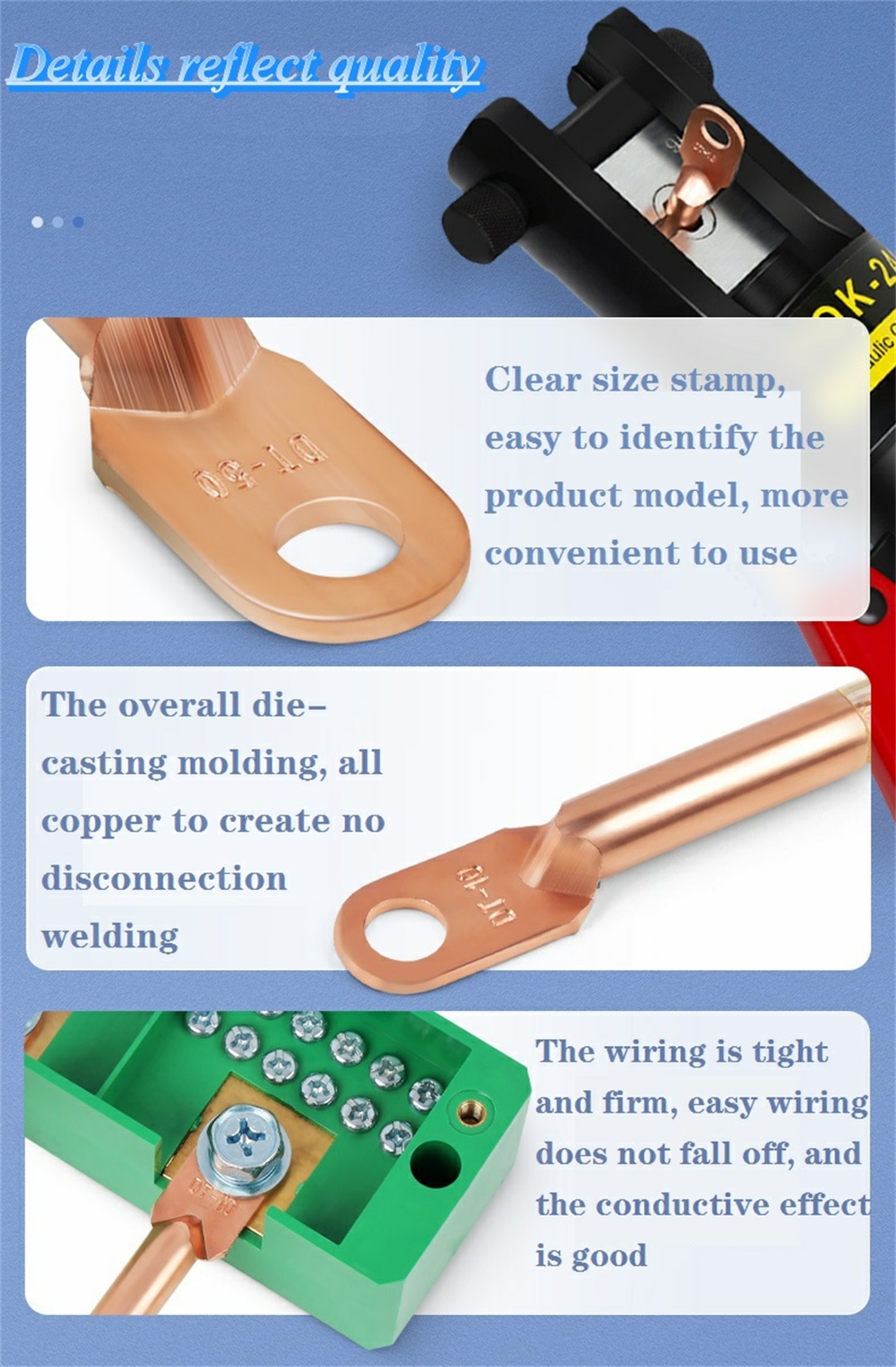 cable lugs wire clamp