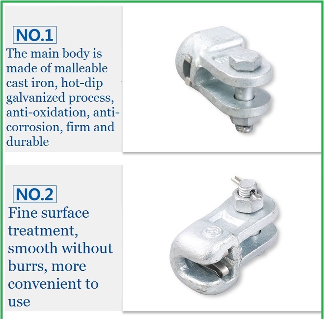 Socket clevis link fitting