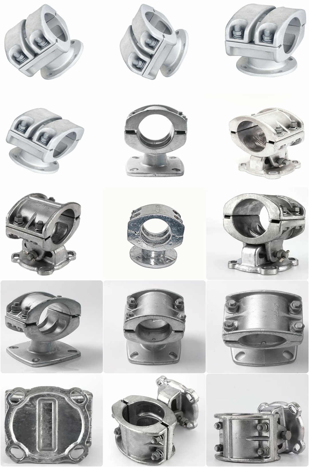 Busbar supports fixing clamp substation fitting