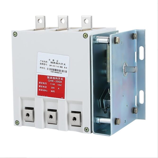 GHK 200-400A 1140V Mine Low Pressure Vacuum Explosion-Proof Isolation Reversing Switch