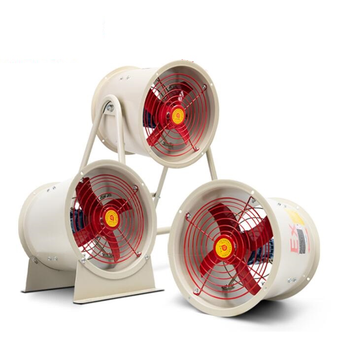 BT/CBF 220/380V 0.18-7.5KW Explosion Proof Axial Flow Fan For Strong Smoke Exhaust And Ventilation In Industrial Plant