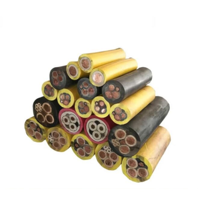 MY/MYP 0.38/0.66/1.14KV 4-400mm2 Mobile Explosion-Proof Flame-Retardant Rubber Sheathed Flexible Copper Cable For Coal Mine